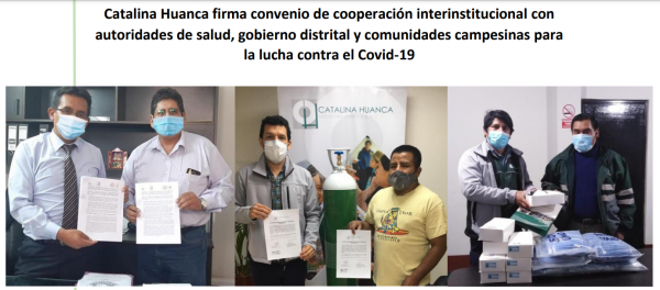 Acciones solidarias, Catalina Huanca en tiempos de pandemia Premios