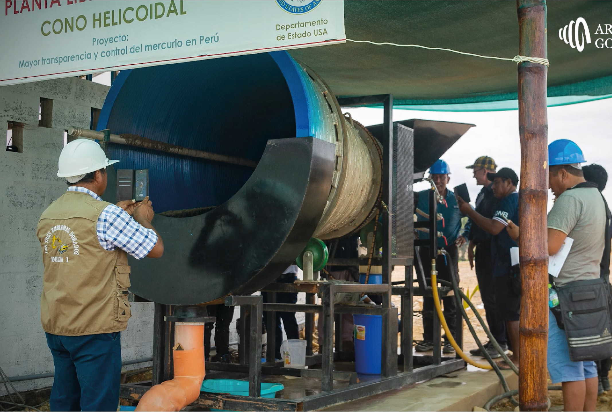 Alta eficiencia en la recuperación de oro libre: Cono helicoidal | Premios  ProActivo