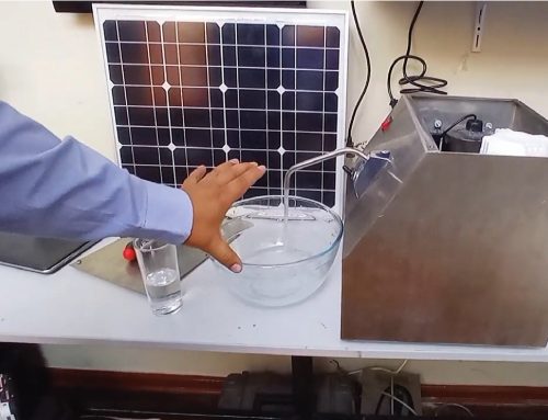 Agua pura con energía fotovoltaico para zonas rurales