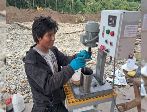 Implementación de una planta piloto de aglomerado de carbón y aceite para la recuperación de oro libre en la minería artesanal y de pequeña escala