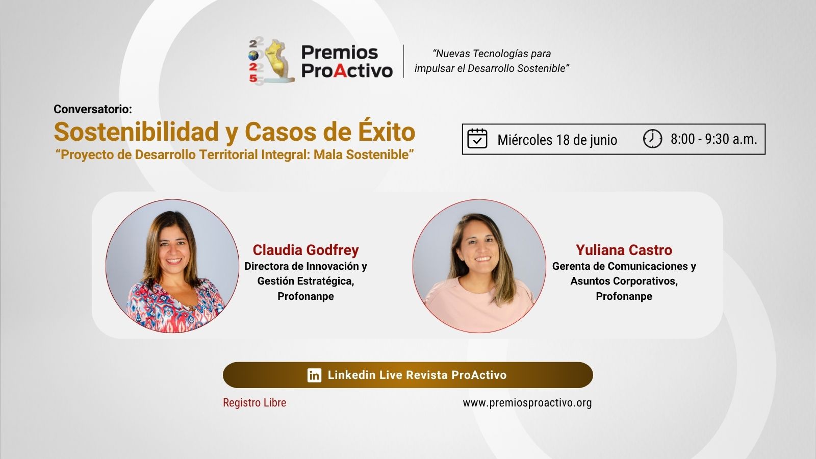 Conversatorio: Sostenibilidad y Casos de Éxito